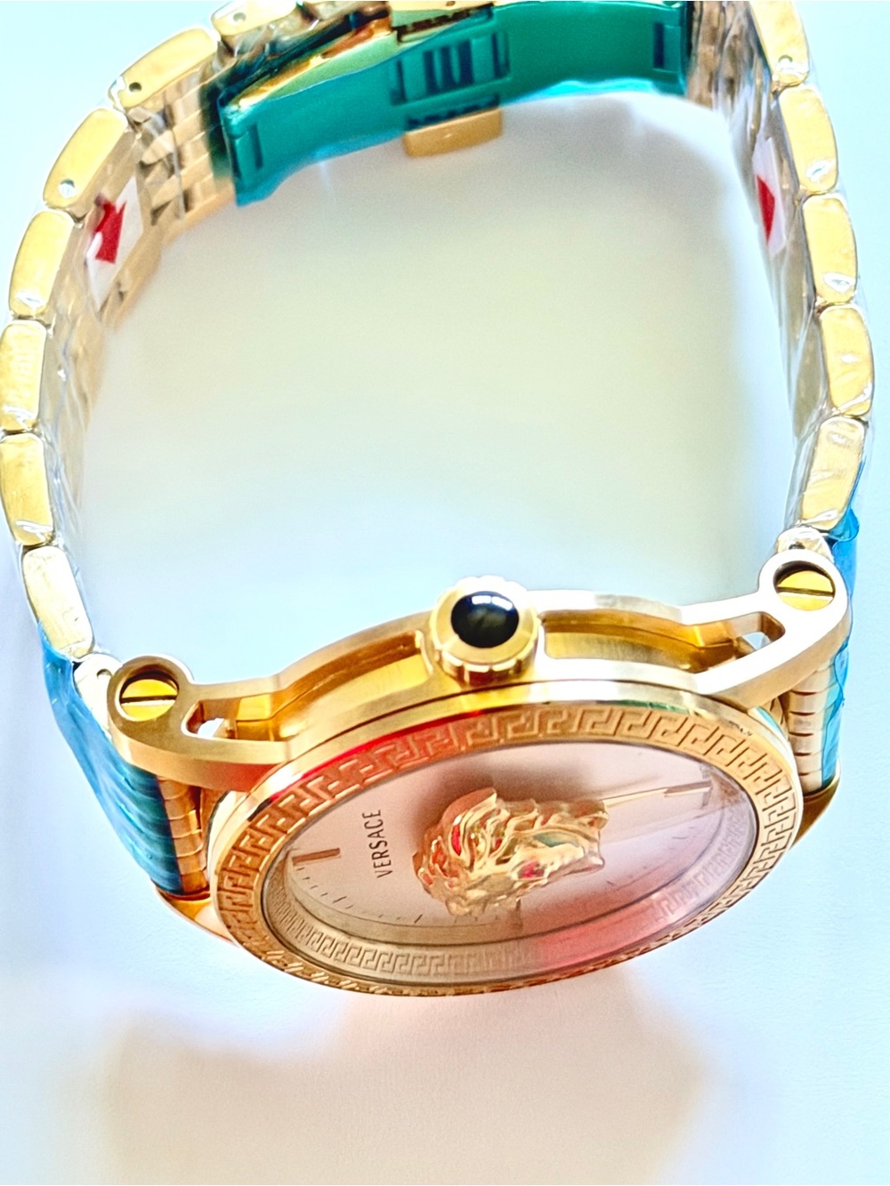 Versace VERD00318 Palazzo Empire Gold Watch MSRP $1695 NOW $1090 - Picture 7 of 9